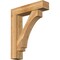 Ekena Millwork Imperial Block Rough Sawn Bracket w/ Offset Brace, Western Red Cedar, 8"W x 34"D x 42"H BKT0806X34X42IMP05RWR - alternate 1
